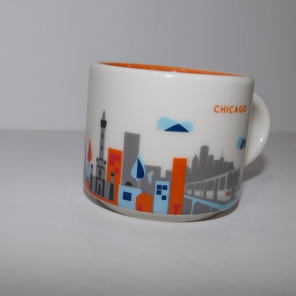 2017 Starbucks YOU ARE HERE Chicago Mini Mug Ornament 2 oz Demitasses - Picture 4 of 9
